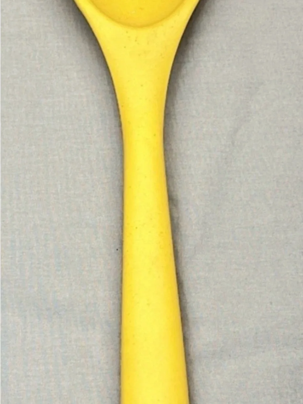 Yellow Silicone Serving Spoon – Bright Kitchen Utensil